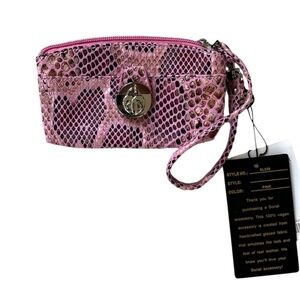 NWT pink  Sorial iPhone wristlet.